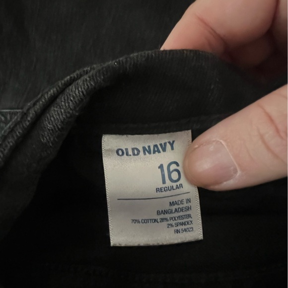 Old Navy - the Diva black wash worn jeans - Picture 4 of 7